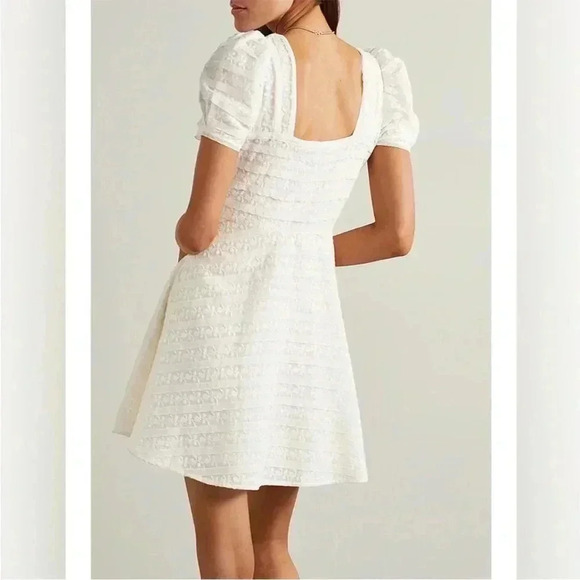 NWT LOVESHACKFANCY Drella Mini Graduation Bridal Dress Ivory 6 - Picture 2 of 5